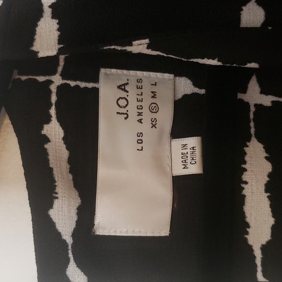 J.O.A. black and white romper - Picture 2 of 4